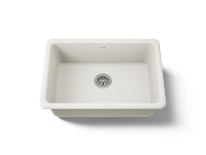Kohler - Iron/Tones 27 Inch Top/Undermount Single Bowl Kitchen Sink