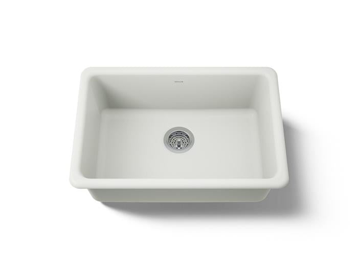 Kohler - Iron/Tones 27 Inch Top/Undermount Single Bowl Kitchen Sink