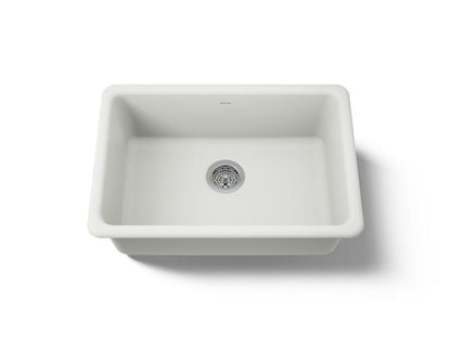 Kohler - Iron/Tones 27 Inch Top/Undermount Single Bowl Kitchen Sink