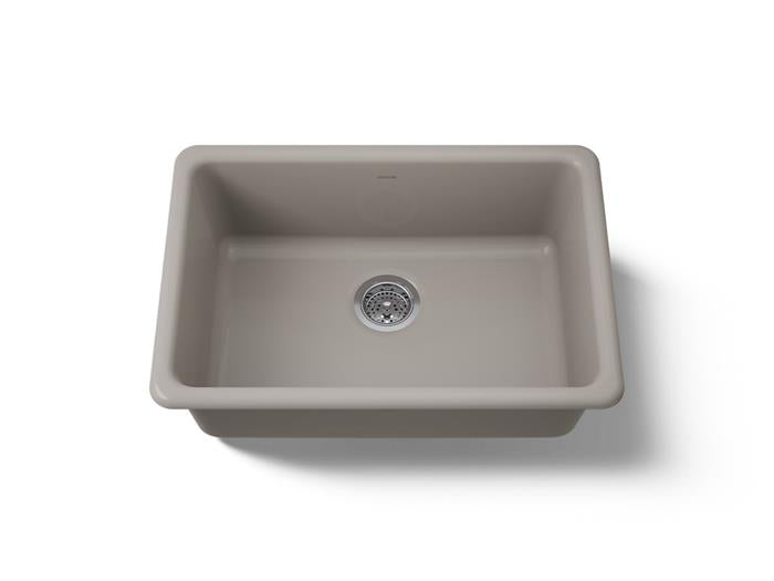 Kohler - Iron/Tones 27 Inch Top/Undermount Single Bowl Kitchen Sink