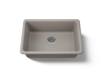 Kohler - Iron/Tones 27 Inch Top/Undermount Single Bowl Kitchen Sink