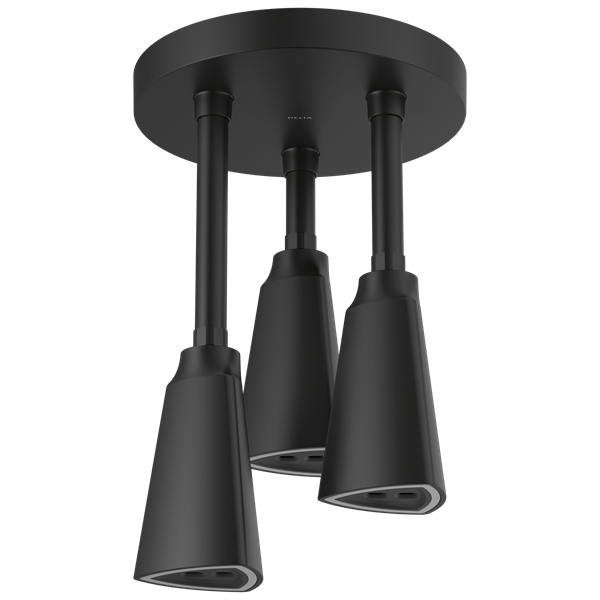 Delta - H2Okinetic Pendant Raincan Shower Head With Led Light