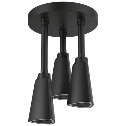 Delta - H2Okinetic Pendant Raincan Shower Head With Led Light