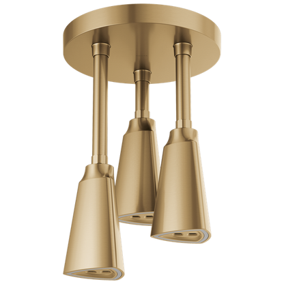 Delta - H2Okinetic Pendant Raincan Shower Head With Led Light