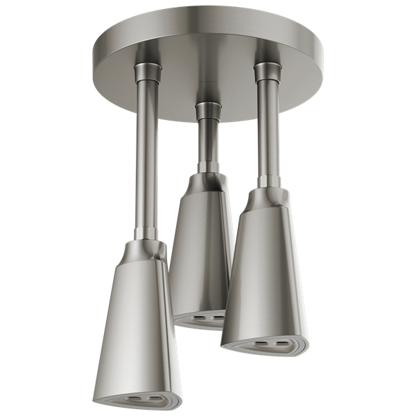 Delta - H2Okinetic Pendant Raincan Shower Head With Led Light