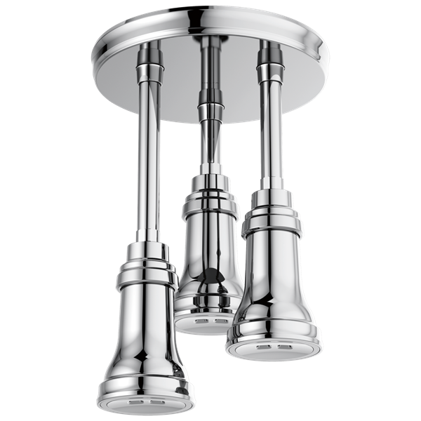 Delta - H2Okinetic Pendant Raincan Shower Head With Led Light