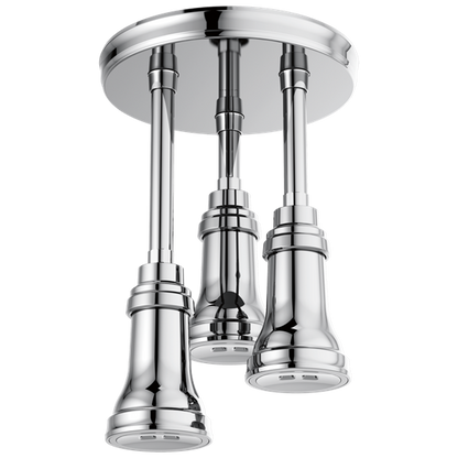 Delta - H2Okinetic Pendant Raincan Shower Head With Led Light