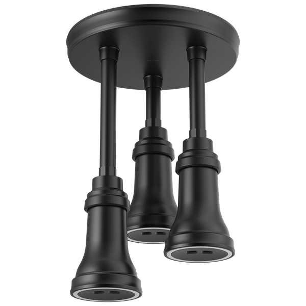 Delta - H2Okinetic Pendant Raincan Shower Head With Led Light