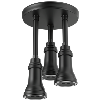 Delta - H2Okinetic Pendant Raincan Shower Head With Led Light