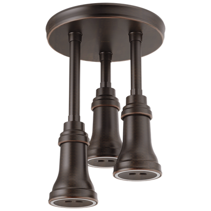 Delta - H2Okinetic Pendant Raincan Shower Head With Led Light