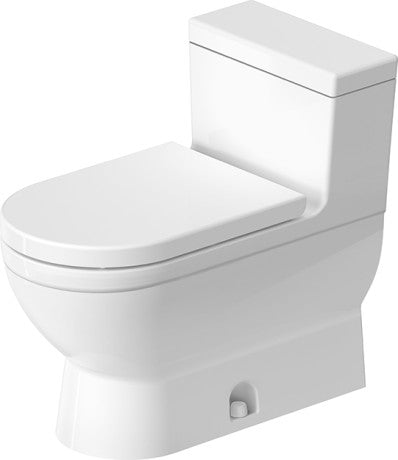Duravit - Starck 3 1.28 GPF Single Flush Elongated One Piece Toilet