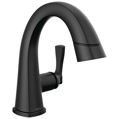 Delta - Stryke Single Handle Pull Down Bathroom Faucet