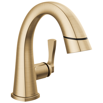 Delta - Stryke Single Handle Pull Down Bathroom Faucet
