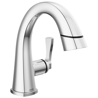 Delta - Stryke Single Handle Pull Down Bathroom Faucet