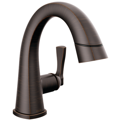 Delta - Stryke Single Handle Pull Down Bathroom Faucet