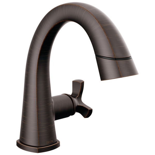 Delta - Stryke Single Handle Pull Down Bathroom Faucet