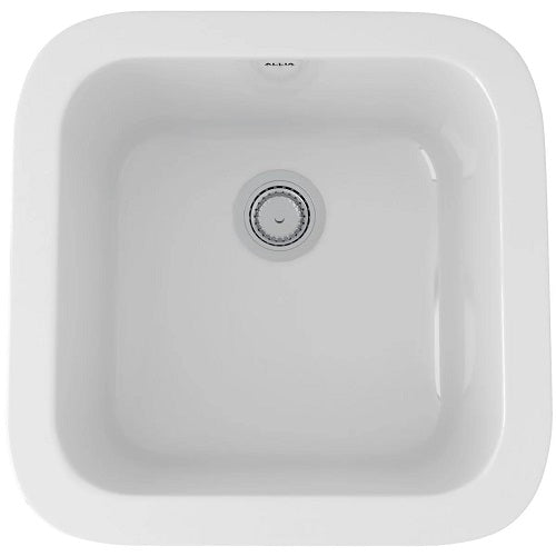 Rohl - Allia 18 Inch Fireclay Single Bowl Bar/Food Prep Kitchen Sink