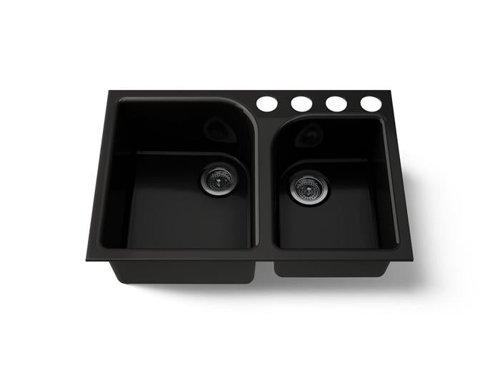 Kohler - Executive Chef 33 Inch Undermount Double-Bowl Kitchen Sink