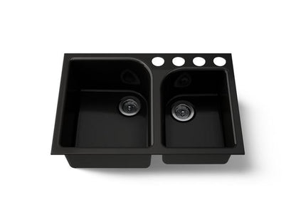Kohler - Executive Chef 33 Inch Undermount Double-Bowl Kitchen Sink
