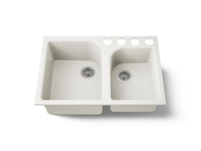 Kohler - Executive Chef 33 Inch Undermount Double-Bowl Kitchen Sink