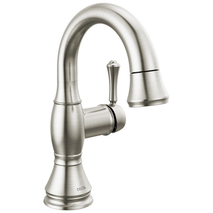 Delta - Cassidy Single Handle Pull Down Bathroom Faucet