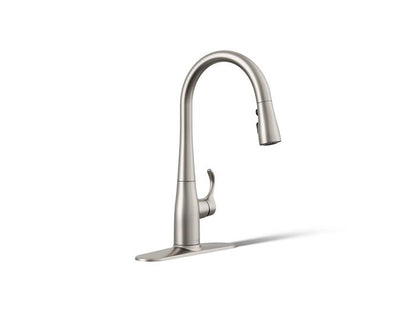 Kohler - Simplice Compact Pull-Down Kitchen Sink Faucet With Three-Function Sprayhead