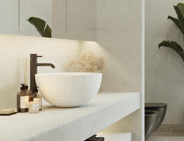 MTI - Tayla Mineral Composite Vessel Sink (16.5X16.5)