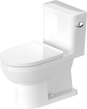 Duravit - No.1 1.28 GPF Single Flush Rimless Elongated ADA Compliant One Piece Toilet