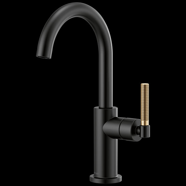 Brizo - Litze Bar Faucet with Arc Spout and Knurled Handle Kit