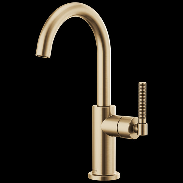 Brizo - Litze Bar Faucet with Arc Spout and Knurled Handle Kit