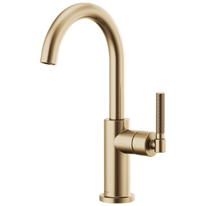 Brizo - Litze Bar Faucet with Arc Spout and Knurled Handle Kit
