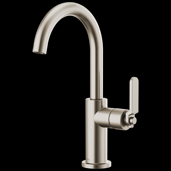 Brizo - Litze Bar Faucet with Arc Spout and Industrial Handle Kit