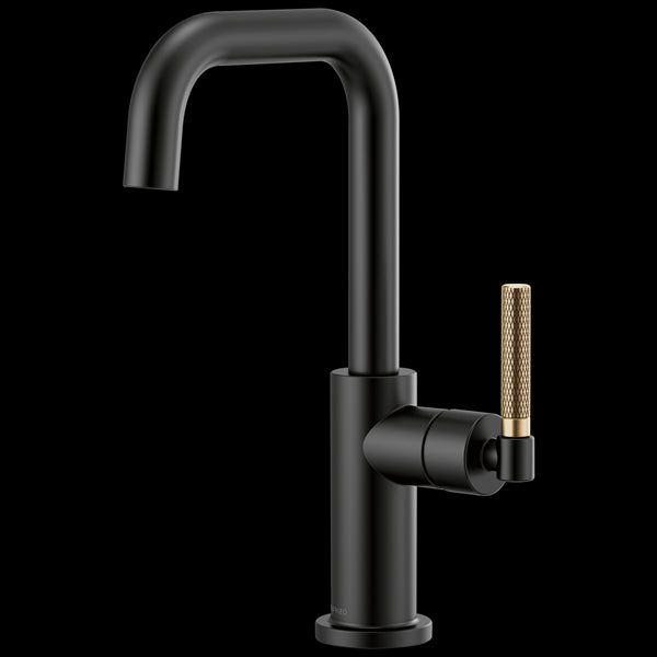 Brizo - Litze Bar Faucet with Square Spout and Knurled Handle Kit