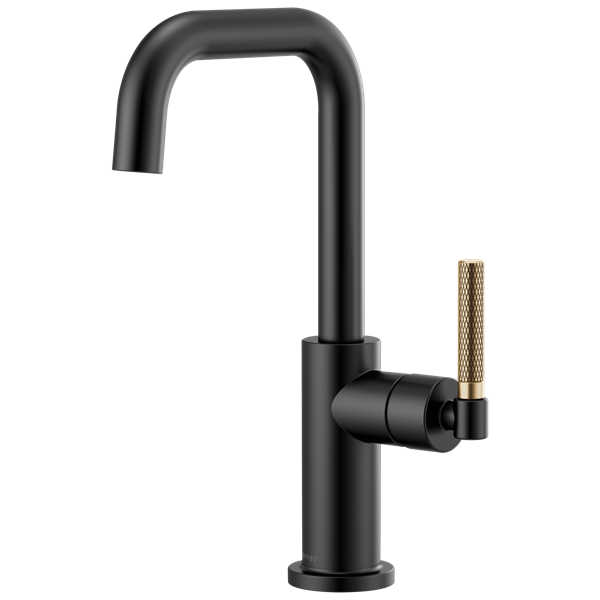 Brizo - Litze Bar Faucet with Square Spout and Knurled Handle Kit