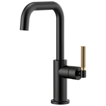 Brizo - Litze Bar Faucet with Square Spout and Knurled Handle Kit