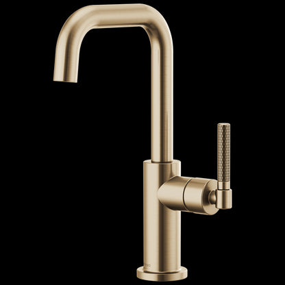 Brizo - Litze Bar Faucet with Square Spout and Knurled Handle Kit