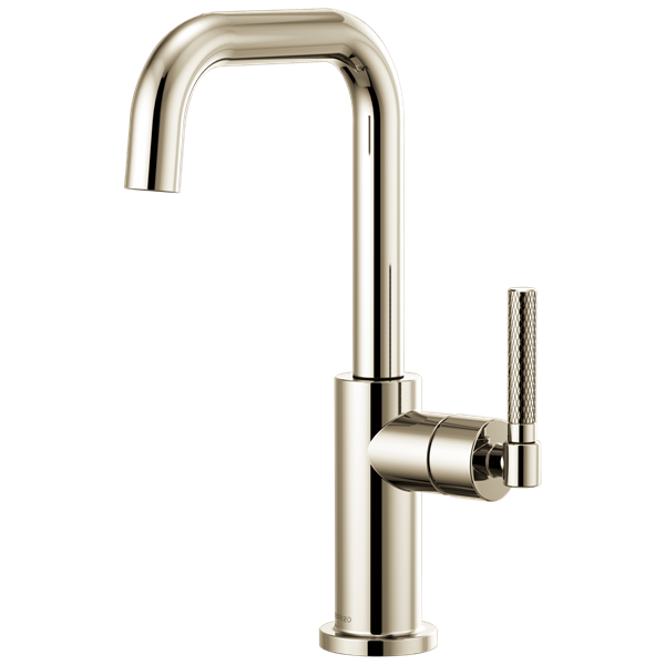 Brizo - Litze Bar Faucet with Square Spout and Knurled Handle Kit