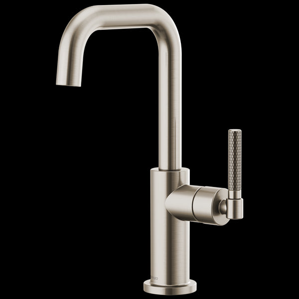 Brizo - Litze Bar Faucet with Square Spout and Knurled Handle Kit