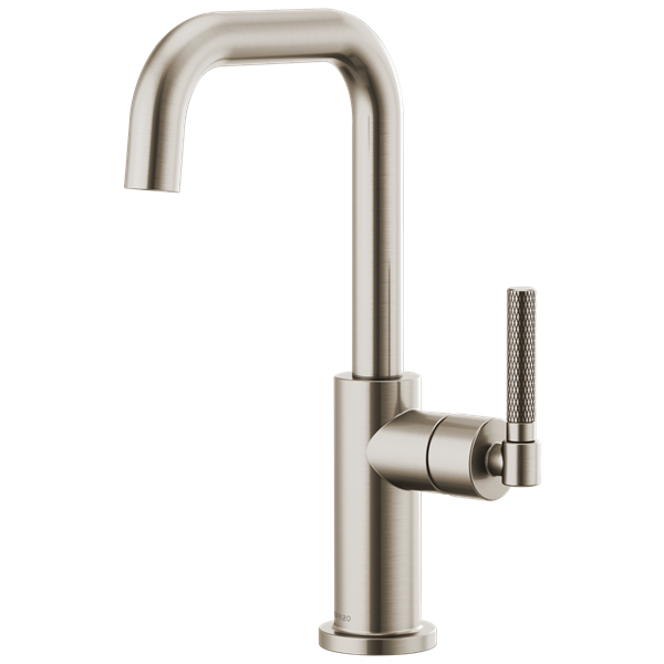 Brizo - Litze Bar Faucet with Square Spout and Knurled Handle Kit