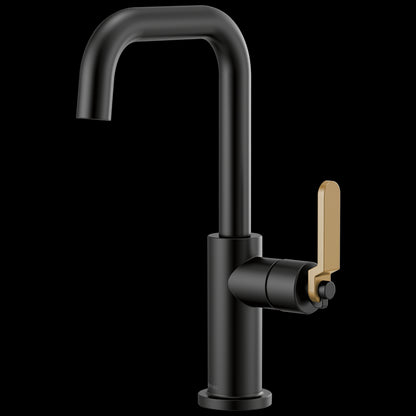 Brizo - Litze Bar Faucet with Square Spout and Industrial Handle Kit