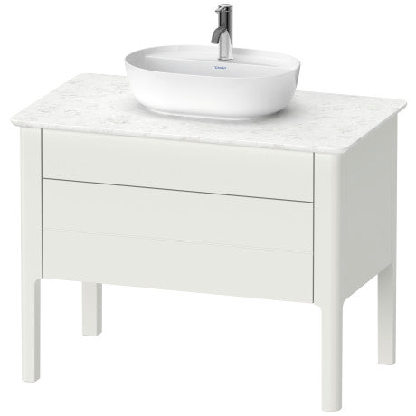Duravit - Luv 36 7/8" Floorstandingg Two Drawer Single Vanity Cabinet, Sink Sold Separately