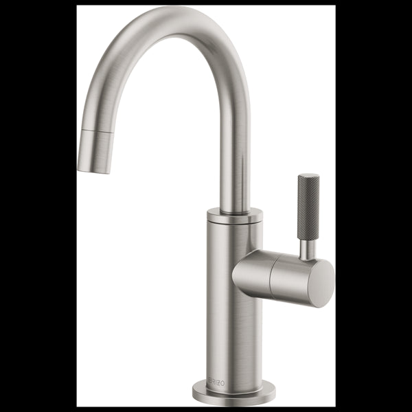 Brizo - Litze Beverage Faucet with Arc Spout and Knurled Handle