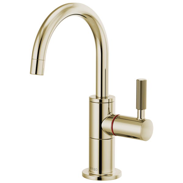 Brizo - Litze Instant Hot Faucet with Arc Spout and Knurled Handle