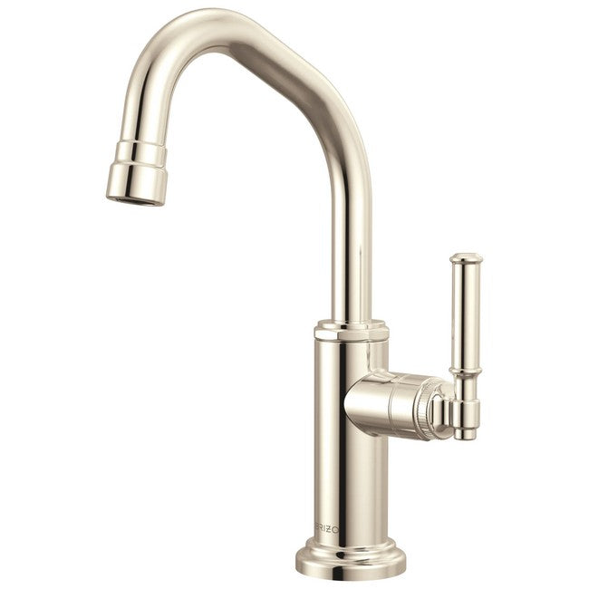 Brizo - Faircroft Beverage Faucet with Angled Spout and Coin Edge Lever Handle