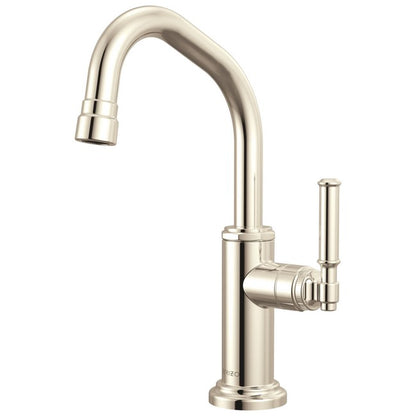 Brizo - Faircroft Beverage Faucet with Angled Spout and Coin Edge Lever Handle