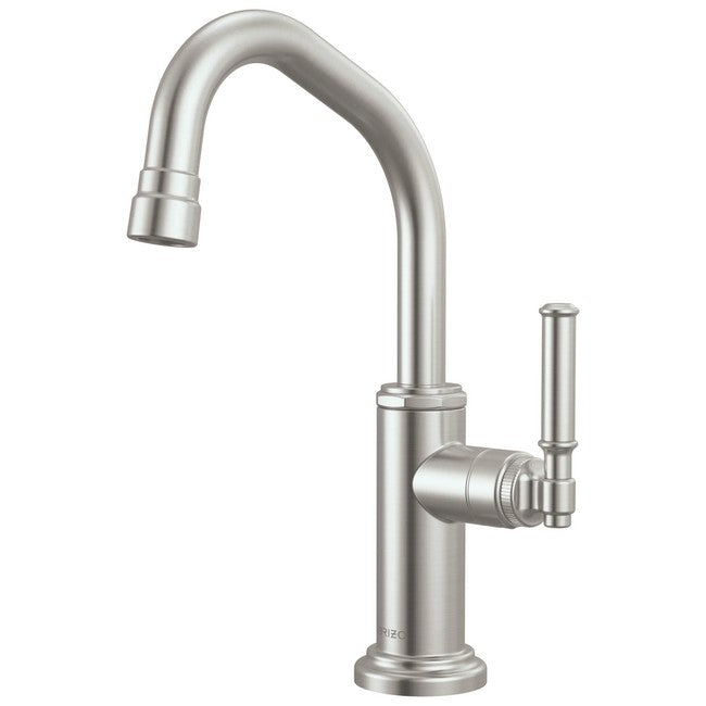 Brizo - Faircroft Beverage Faucet with Angled Spout and Coin Edge Lever Handle