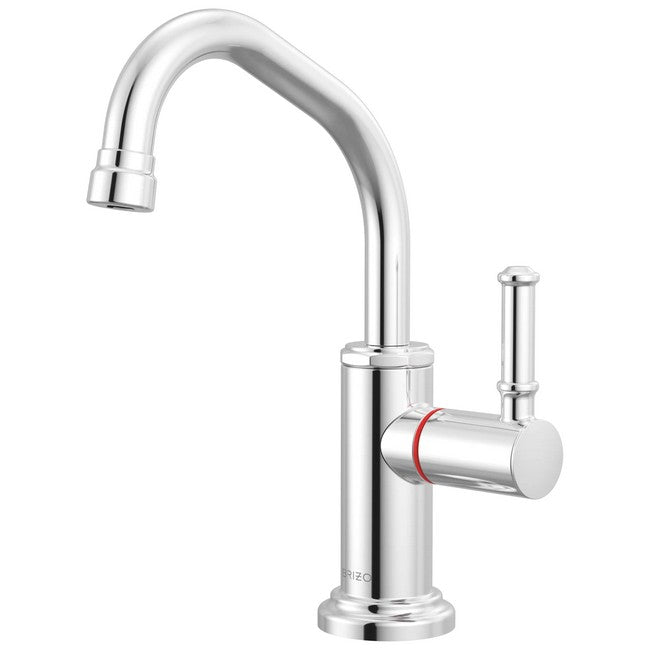 Brizo - Faircroft Instant Hot Faucet with Angled Spout and Coin Edge Lever Handle