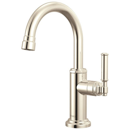 Brizo - Faircroft Beverage Faucet with Arc Spout and Coin Edge Lever Handle