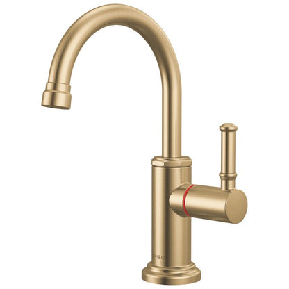 Brizo - Faircroft Instant Hot Faucet with Arc Spout and Coin Edge Lever Handle