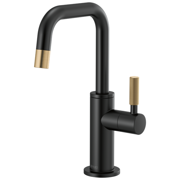 Brizo - Litze Beverage Faucet with Square Spout and Knurled Handle